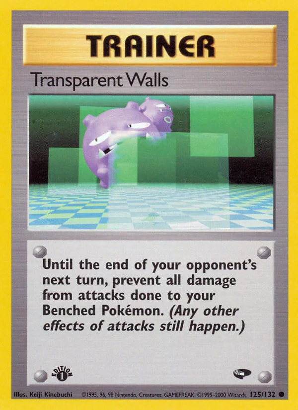 Transparent Walls Pokemon card
