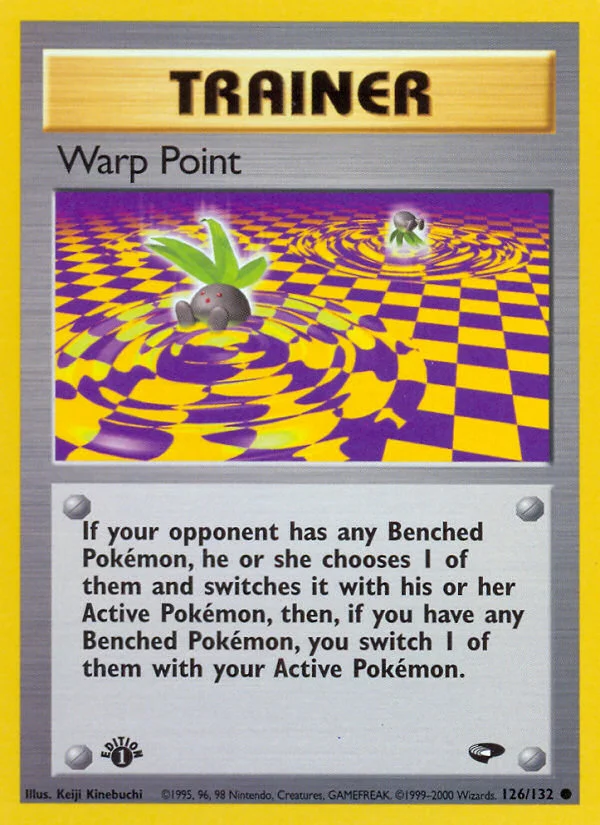 Warp Point Pokemon card