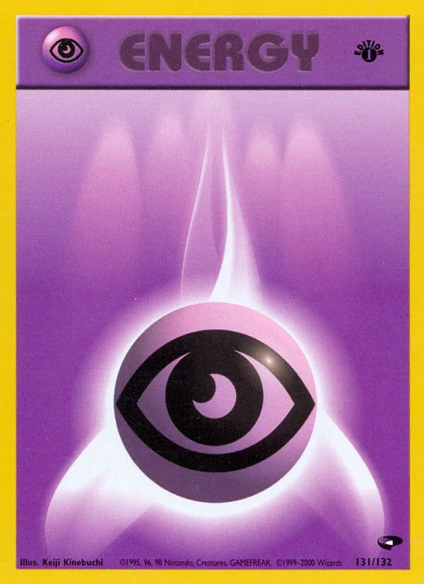 Psychic Energy Pokemon card