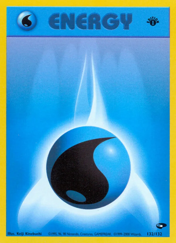 Water Energy Pokemon card