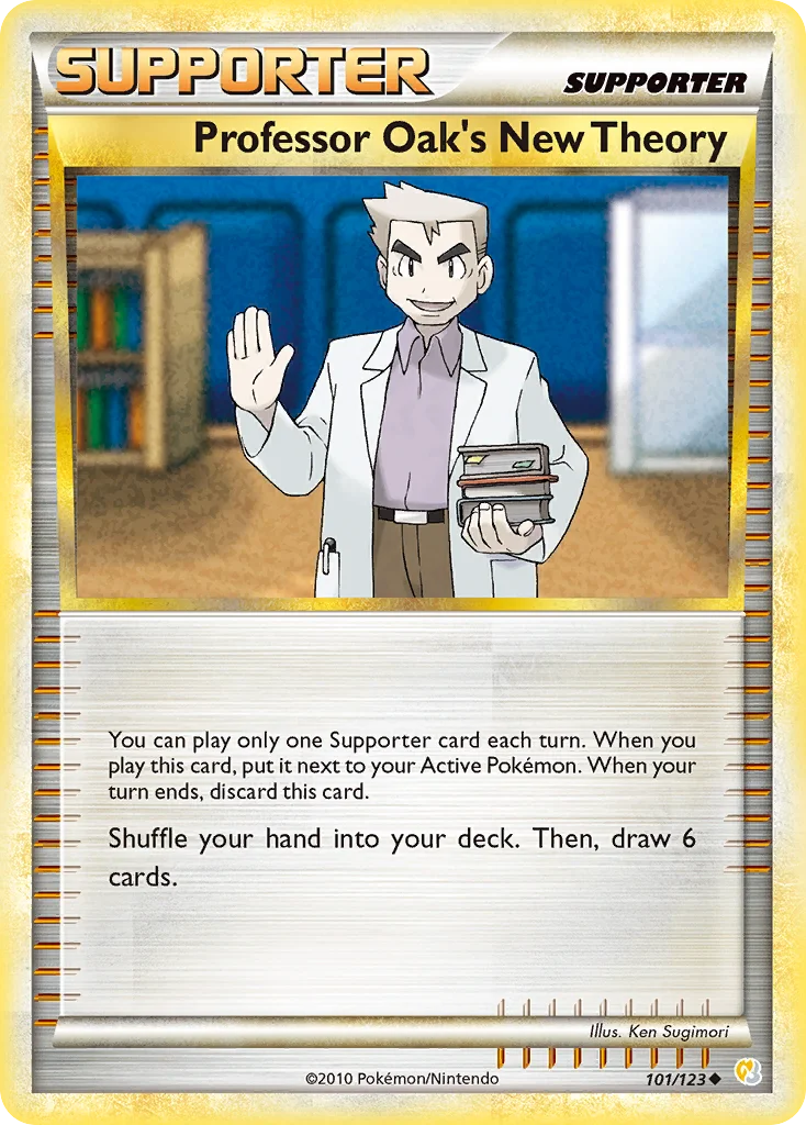 Professor Oak's New Theory Pokemon card
