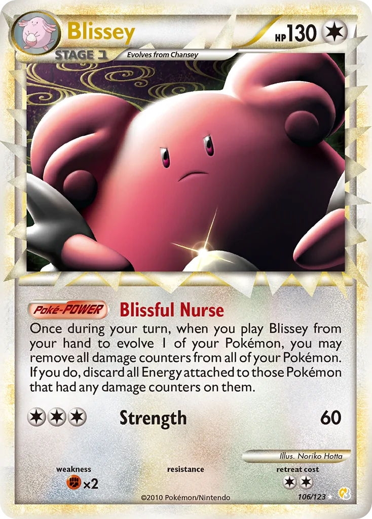 Blissey Pokemon card