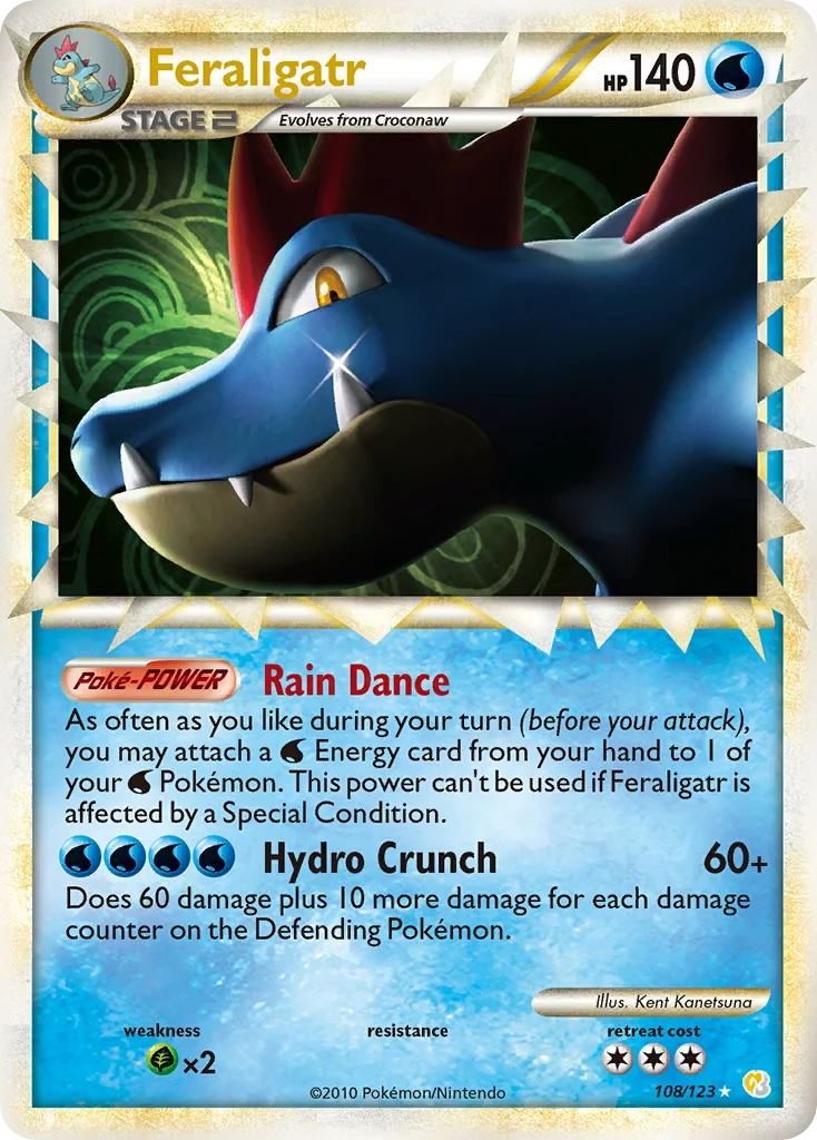 Feraligatr Pokemon card