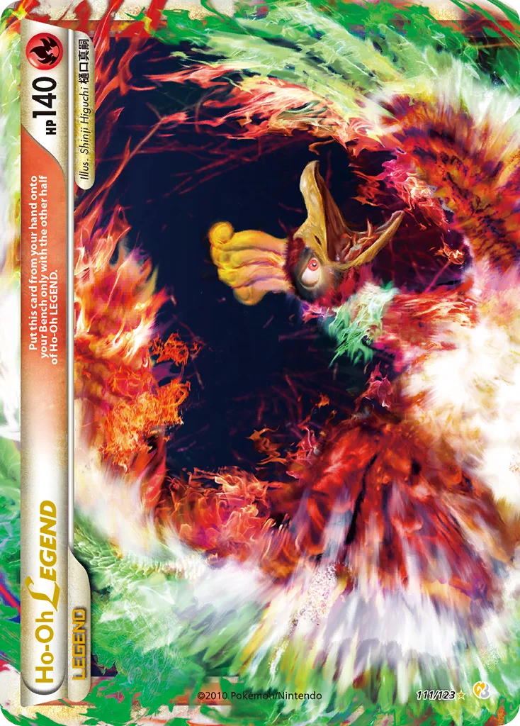 Ho-Oh LEGEND Pokemon card