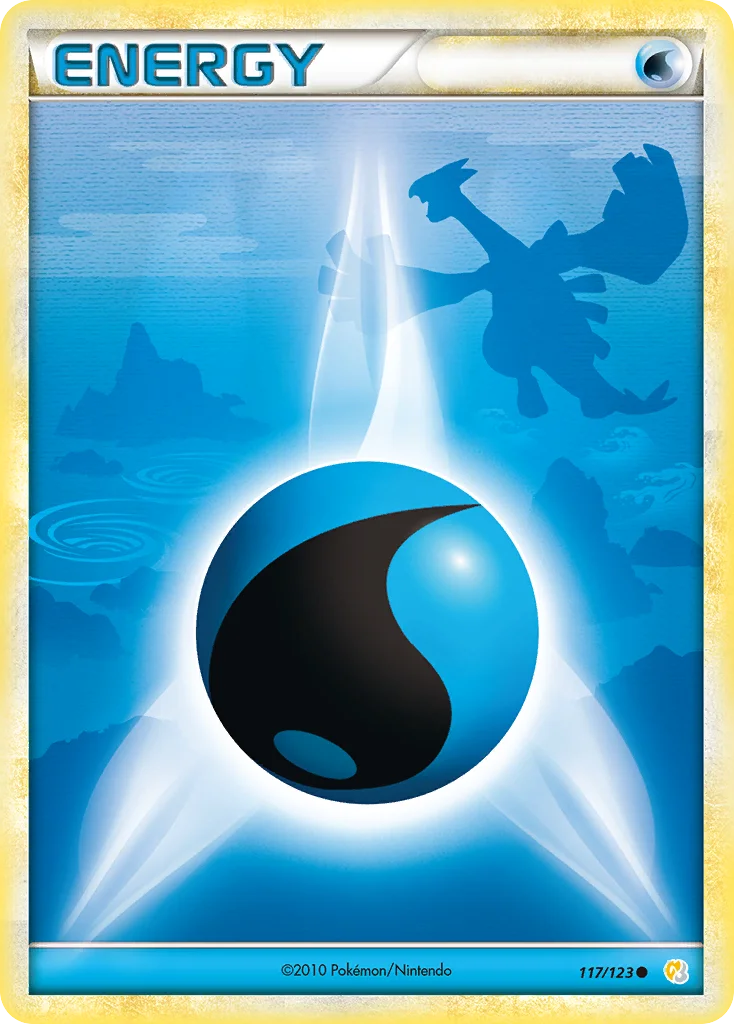Water Energy Pokemon card