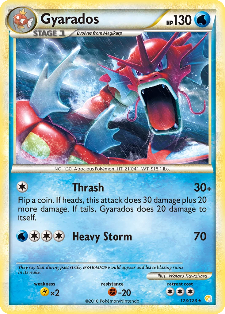 Gyarados Pokemon card