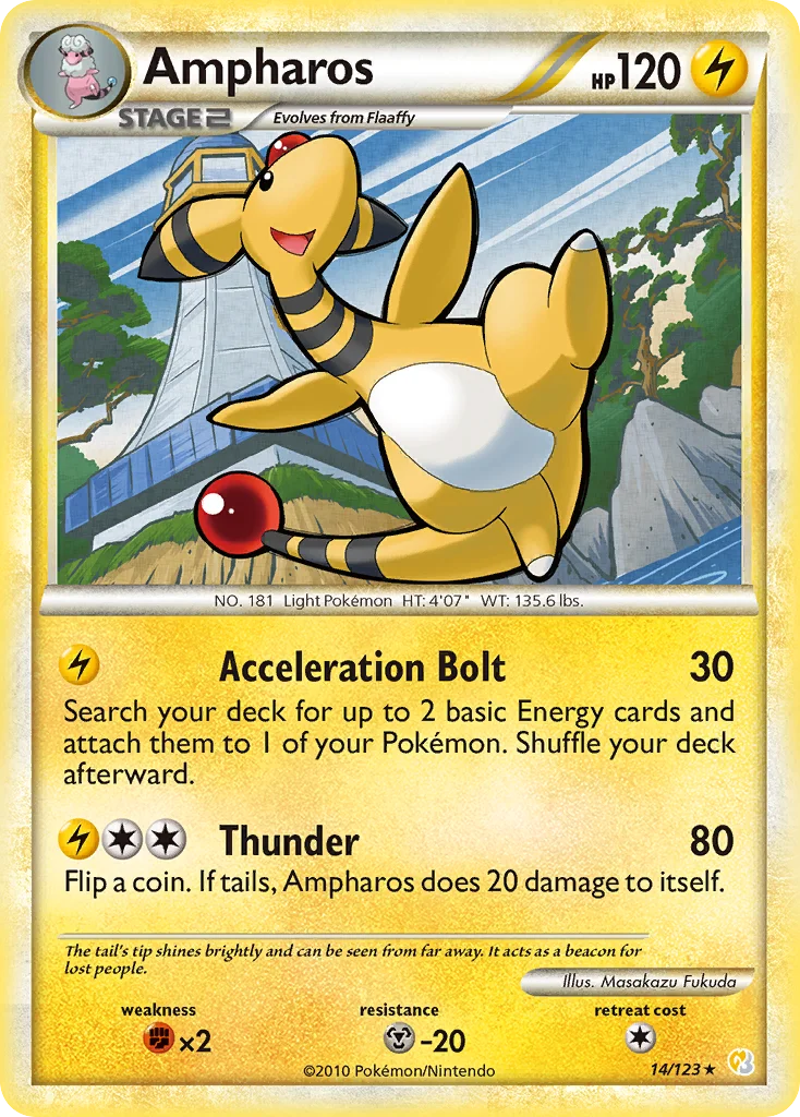 Ampharos Pokemon card