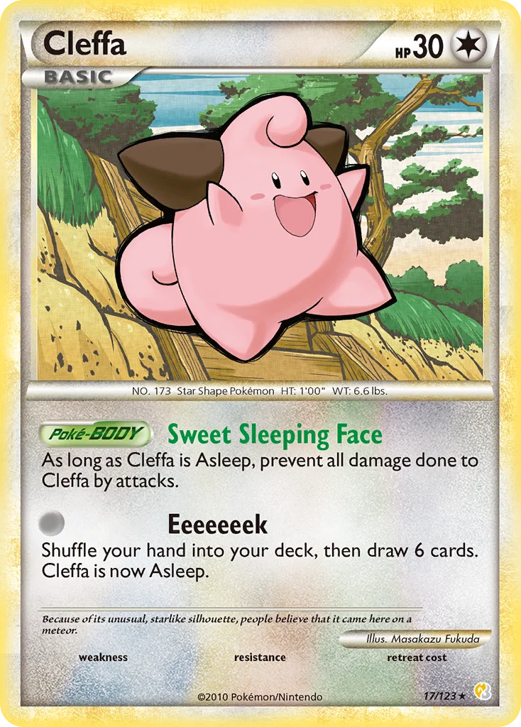 Cleffa Pokemon card