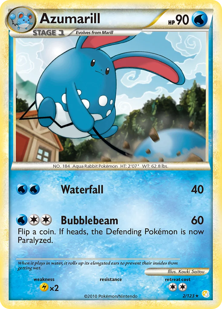 Azumarill Pokemon card