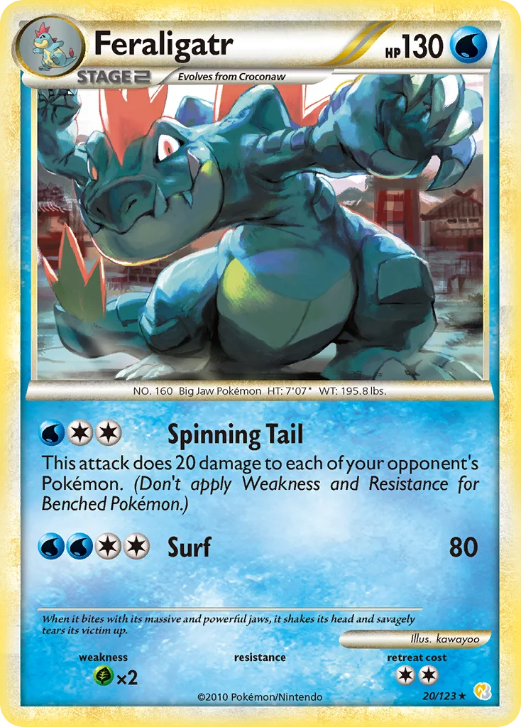 Feraligatr Pokemon card