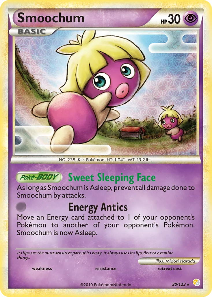 Smoochum Pokemon card