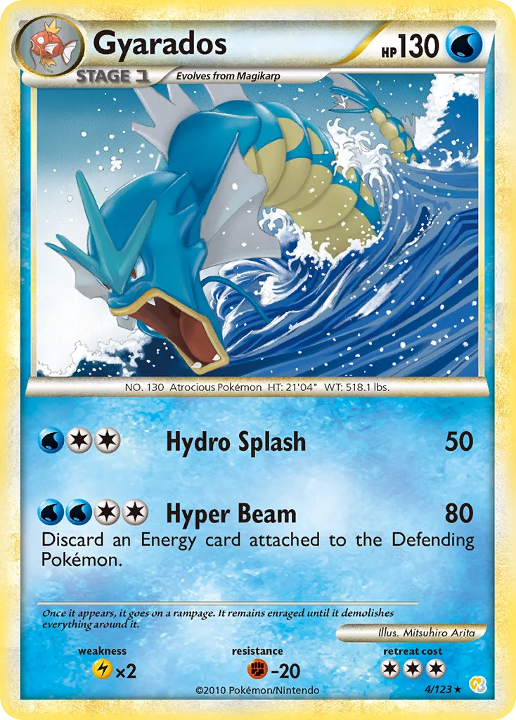 Gyarados Pokemon card