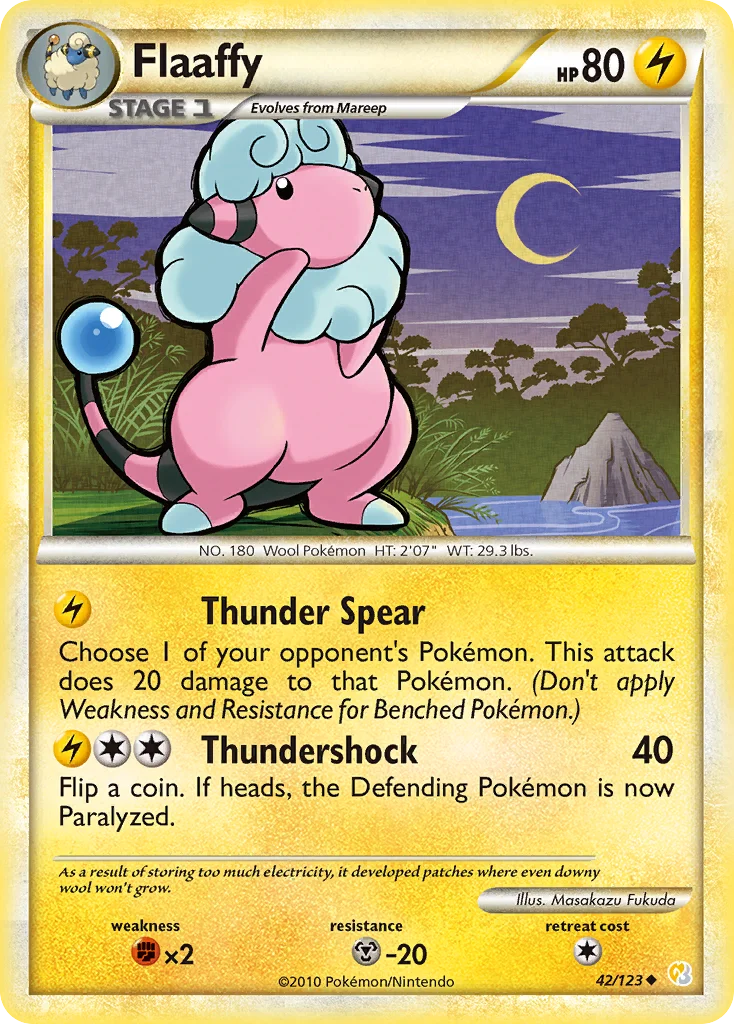 Flaaffy Pokemon card