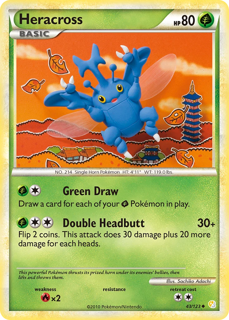 Heracross Pokemon card