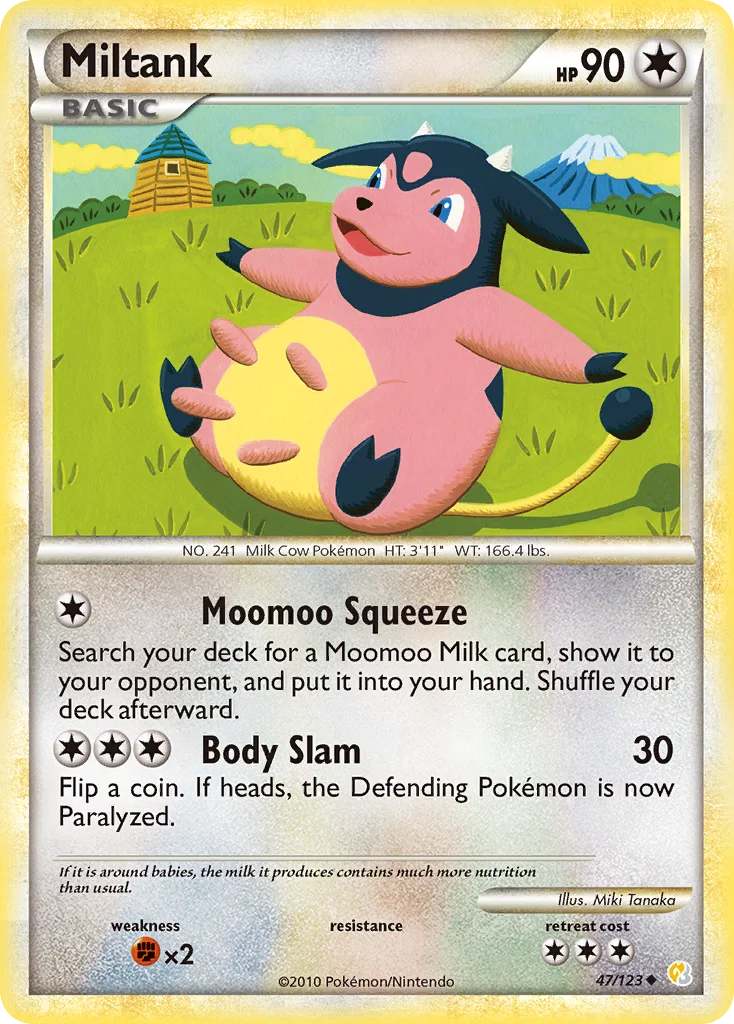 Miltank Pokemon card