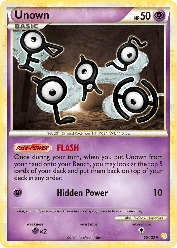 Unown Pokemon card