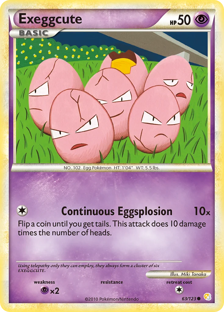 Exeggcute Pokemon card
