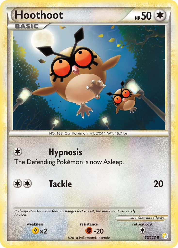 Hoothoot Pokemon card