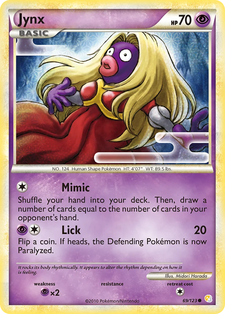 Jynx Pokemon card