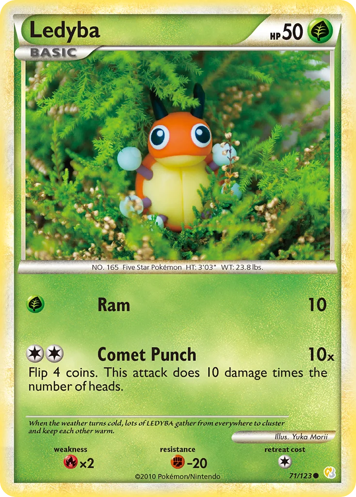 Ledyba Pokemon card