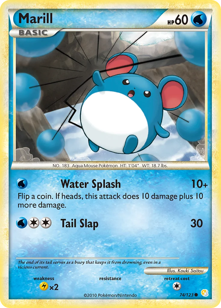 Marill Pokemon card