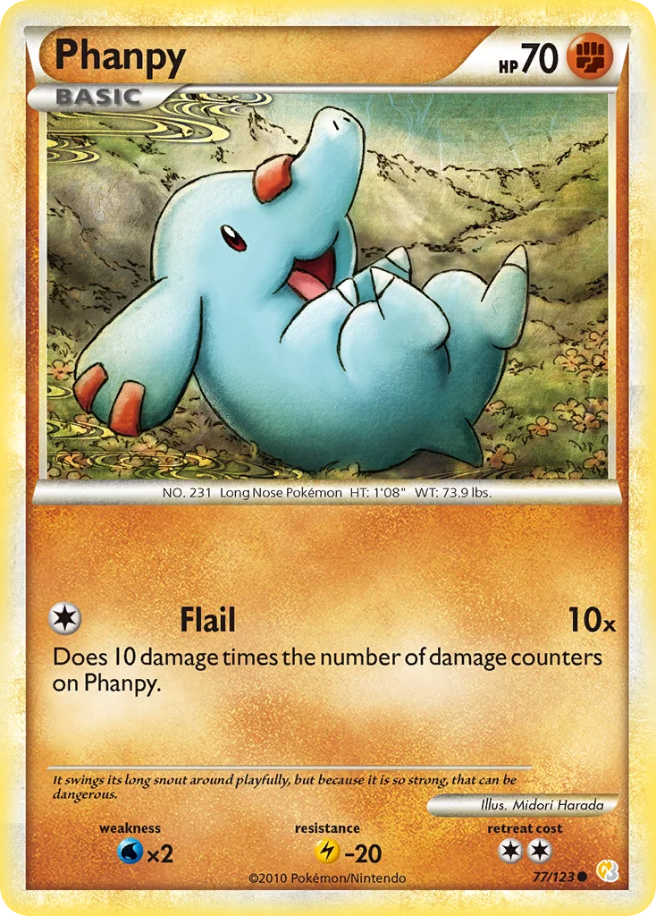Phanpy Pokemon card