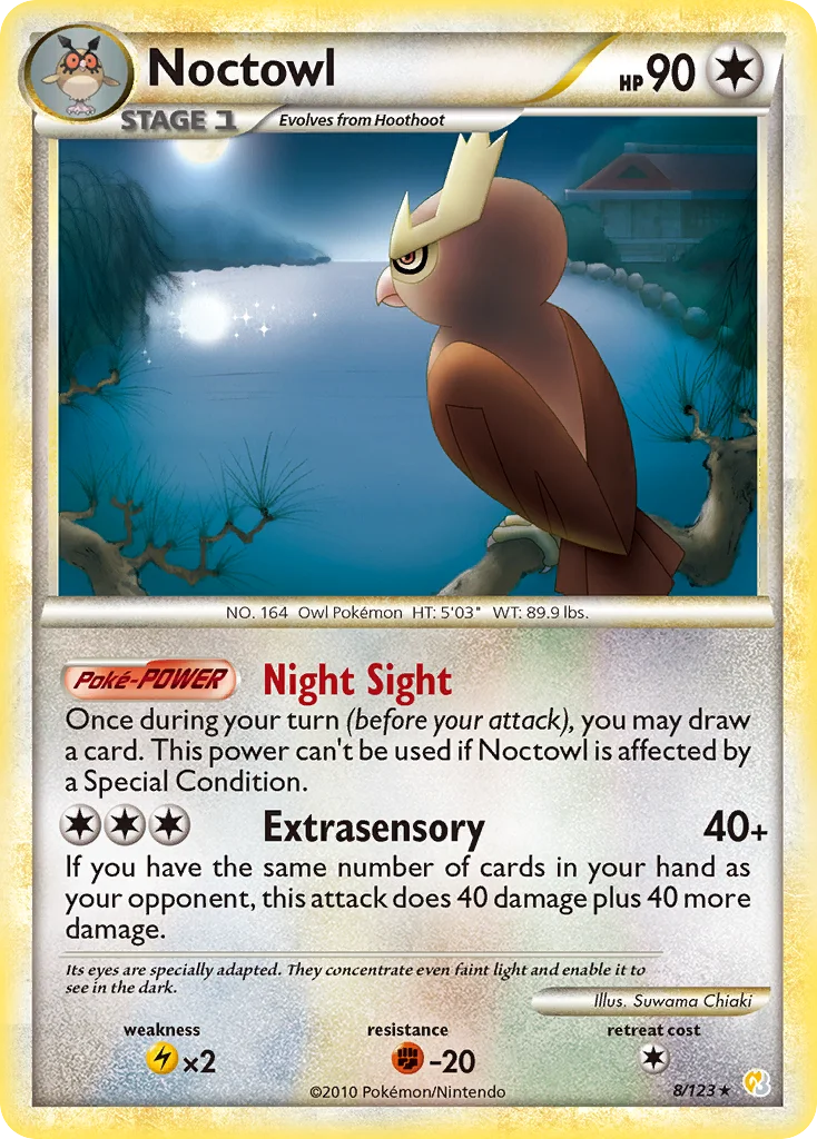 Noctowl Pokemon card