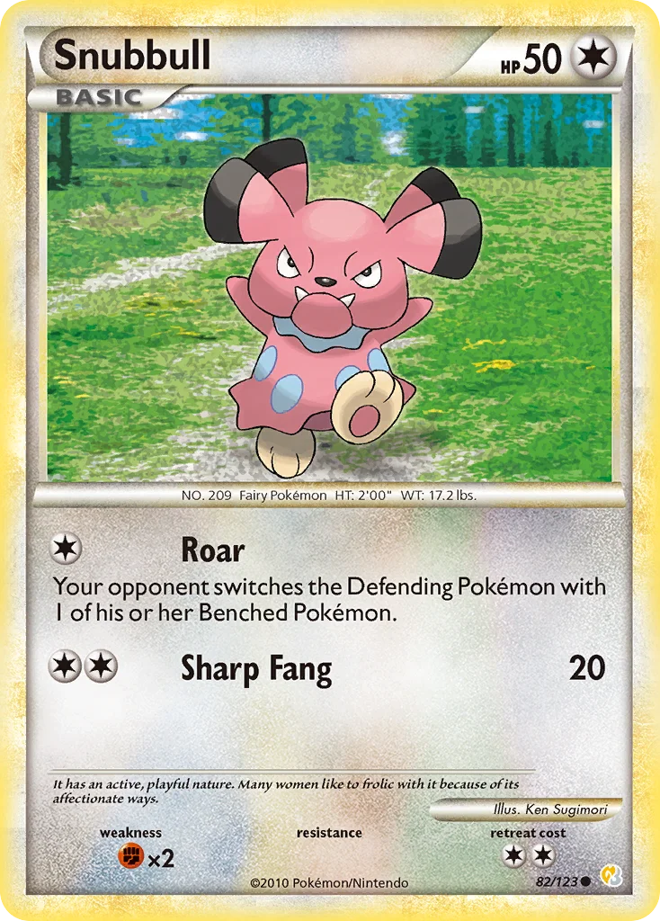 Snubbull Pokemon card