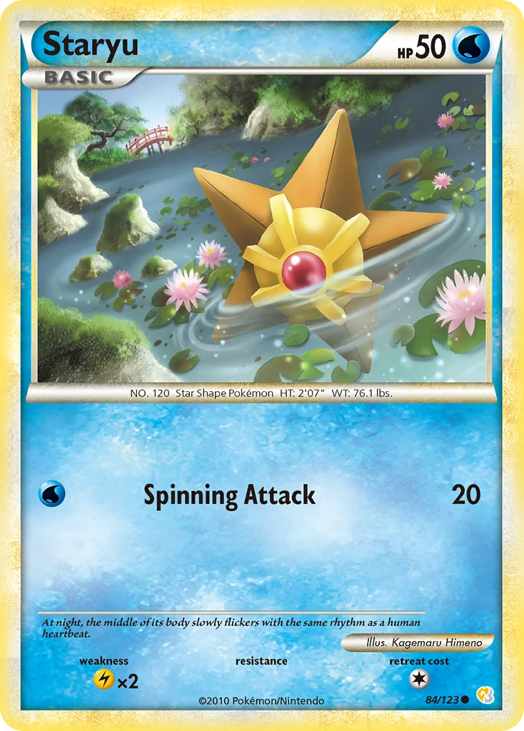 Staryu Pokemon card