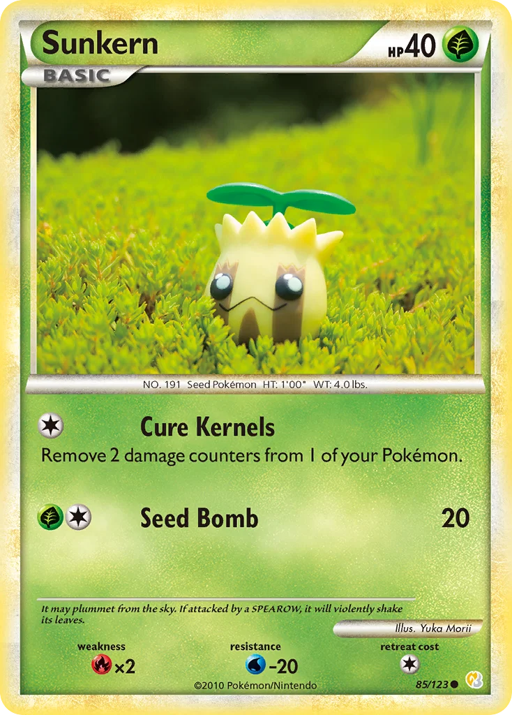Sunkern Pokemon card