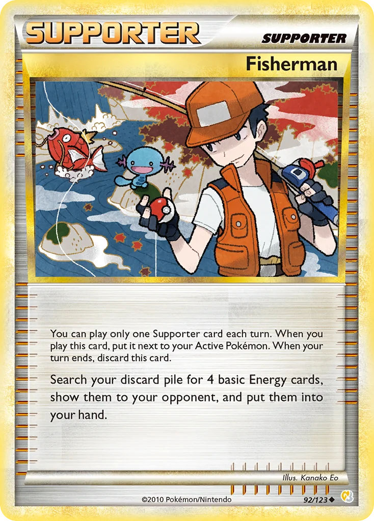 Fisherman Pokemon card