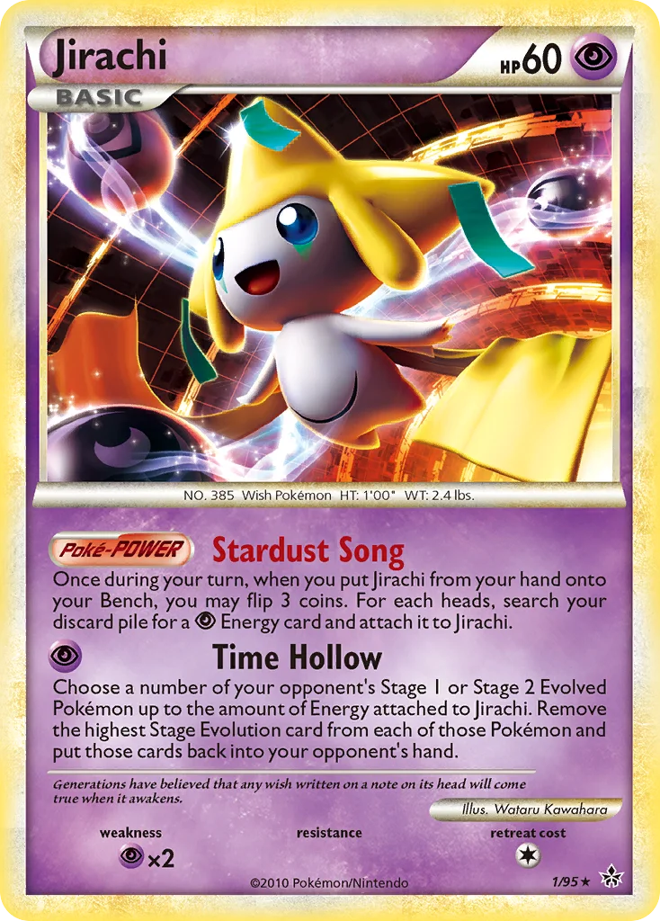 Jirachi Pokemon card