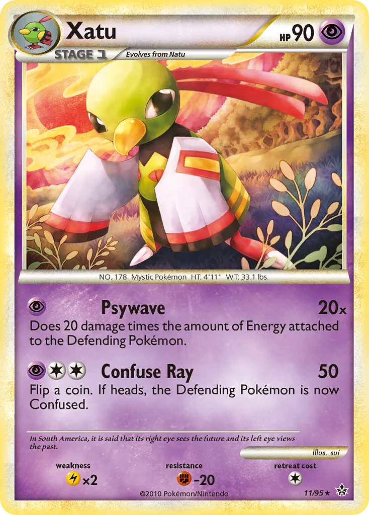 Xatu Pokemon card