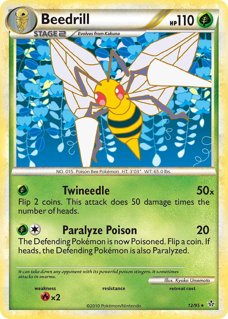 Beedrill Pokemon card