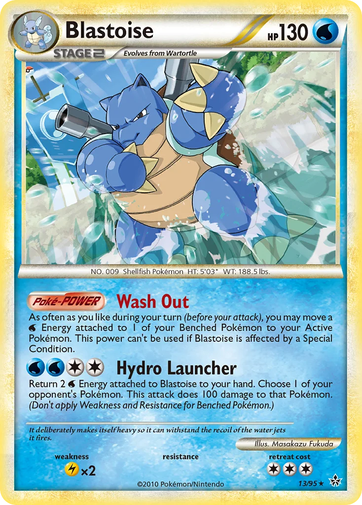 Blastoise Pokemon card