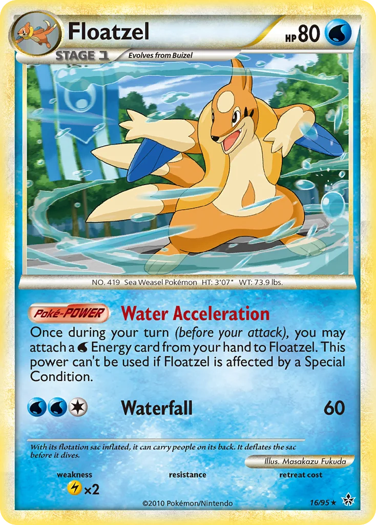 Floatzel Pokemon card