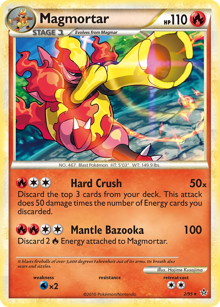 Magmortar Pokemon card