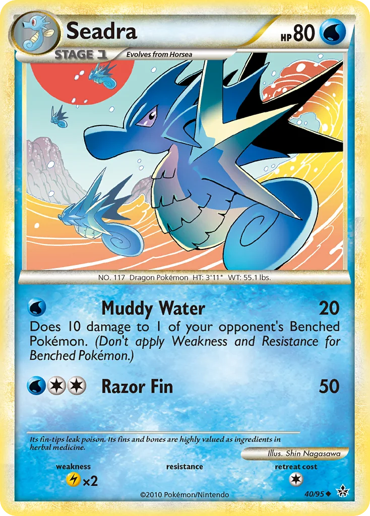 Seadra Pokemon card