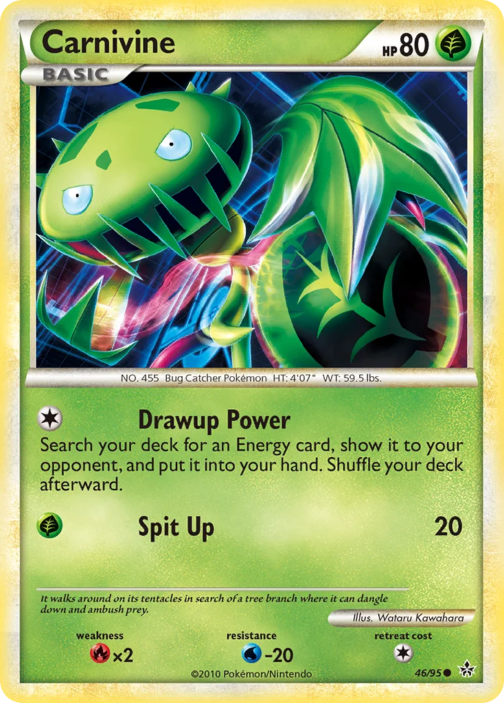 Carnivine Pokemon card