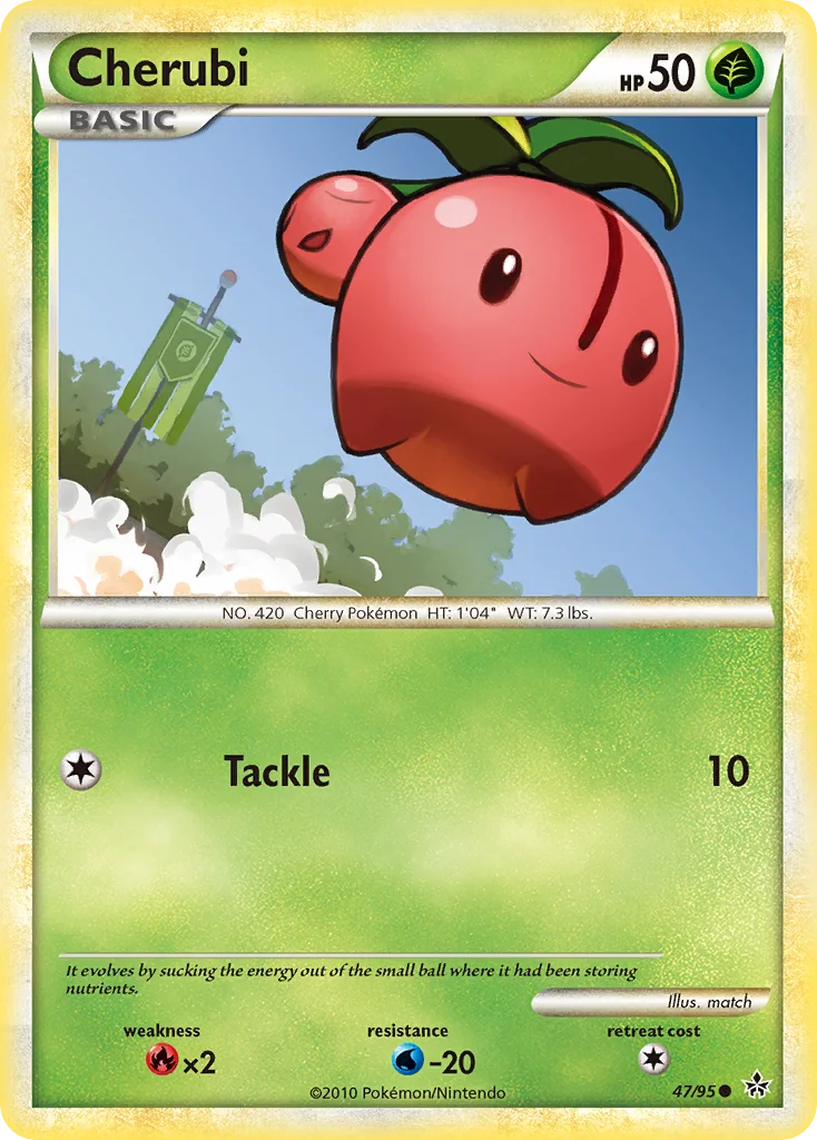 Cherubi Pokemon card