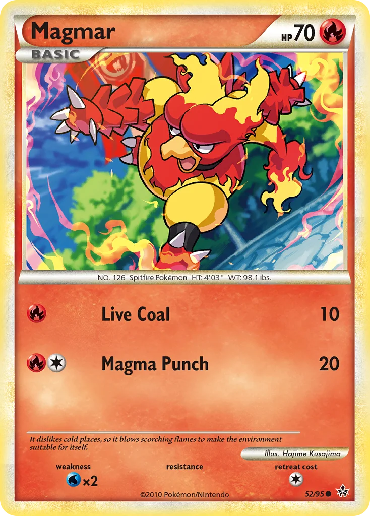 Magmar Pokemon card