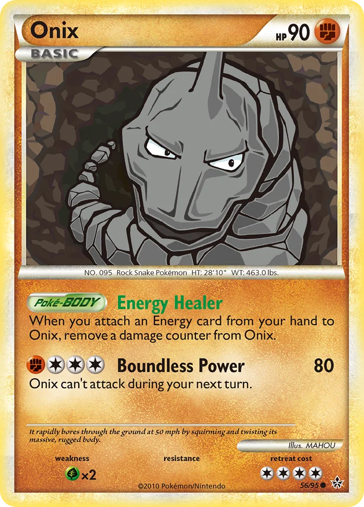 Onix Pokemon card