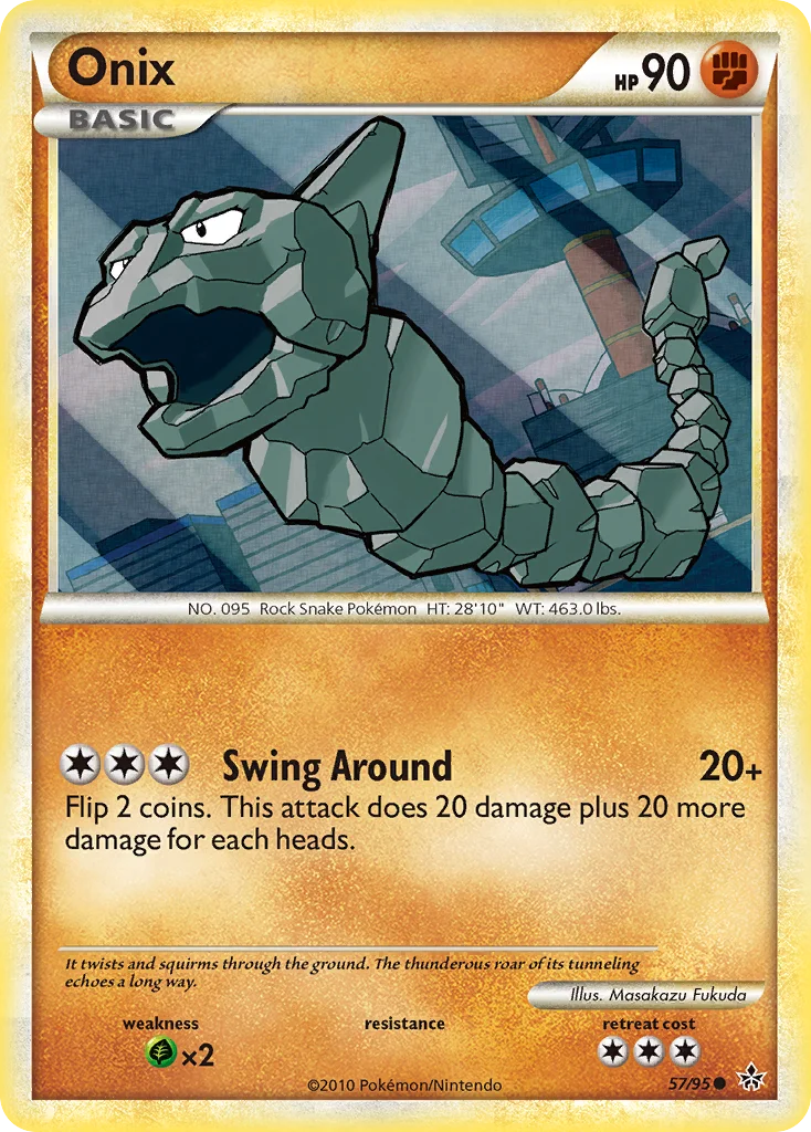 Onix Pokemon card