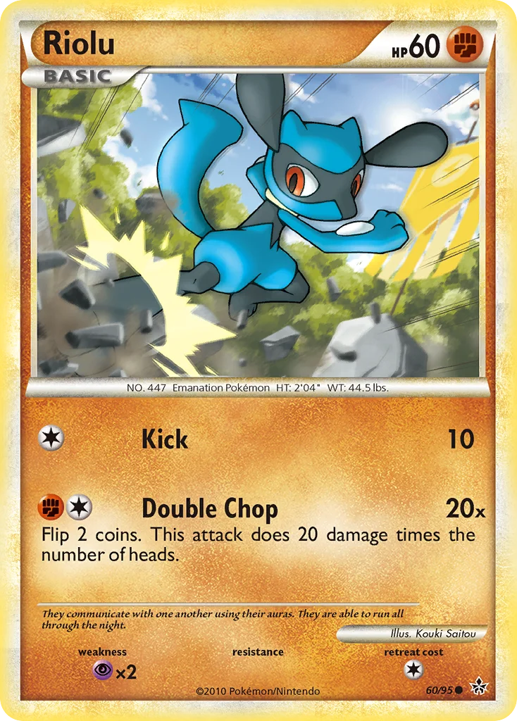 Riolu Pokemon card