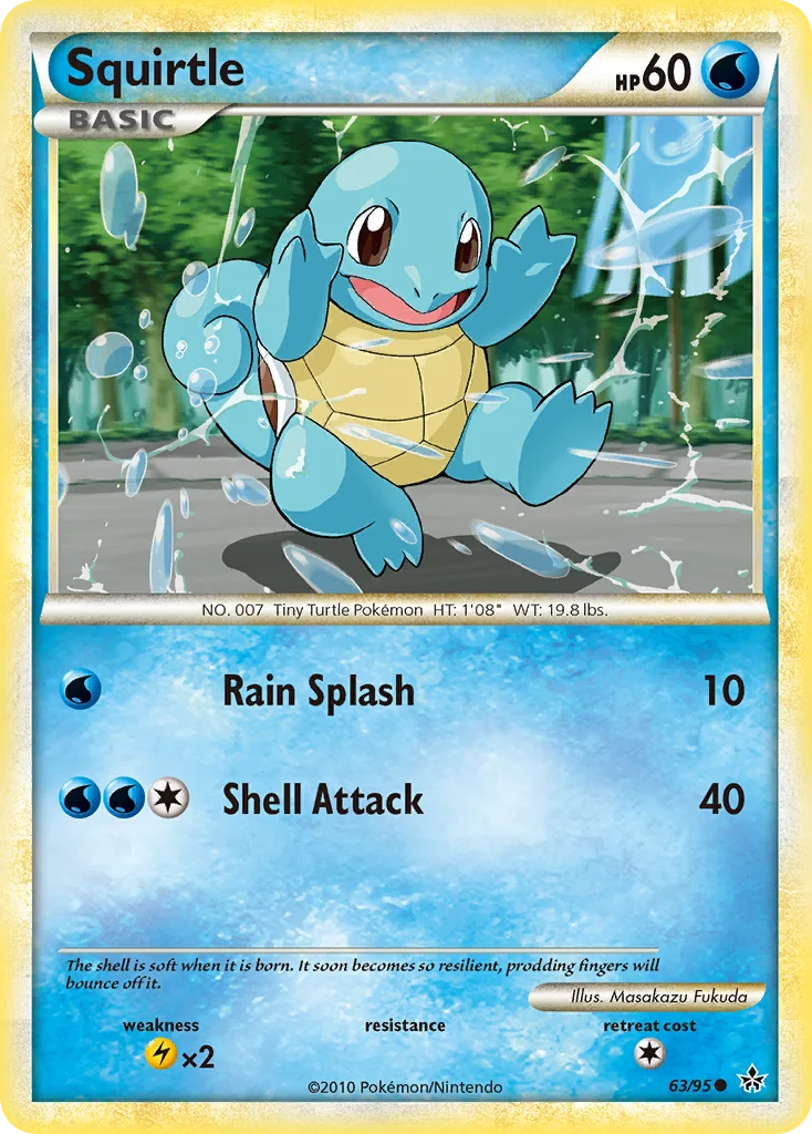 Squirtle Pokemon card