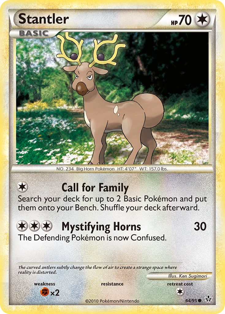 Stantler Pokemon card