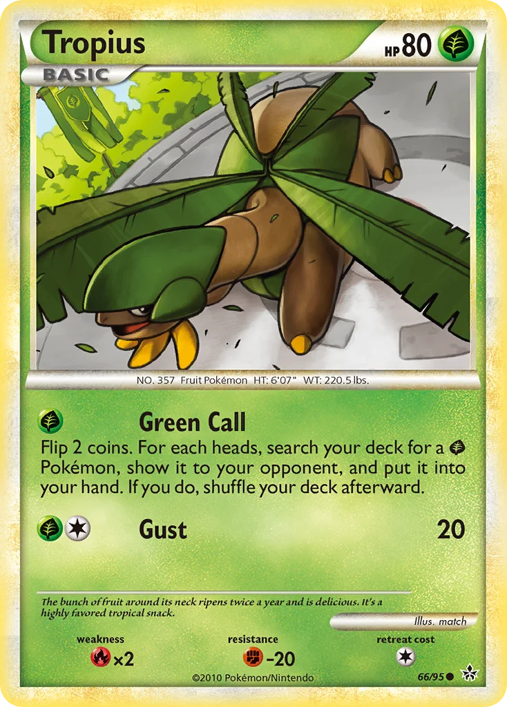 Tropius Pokemon card