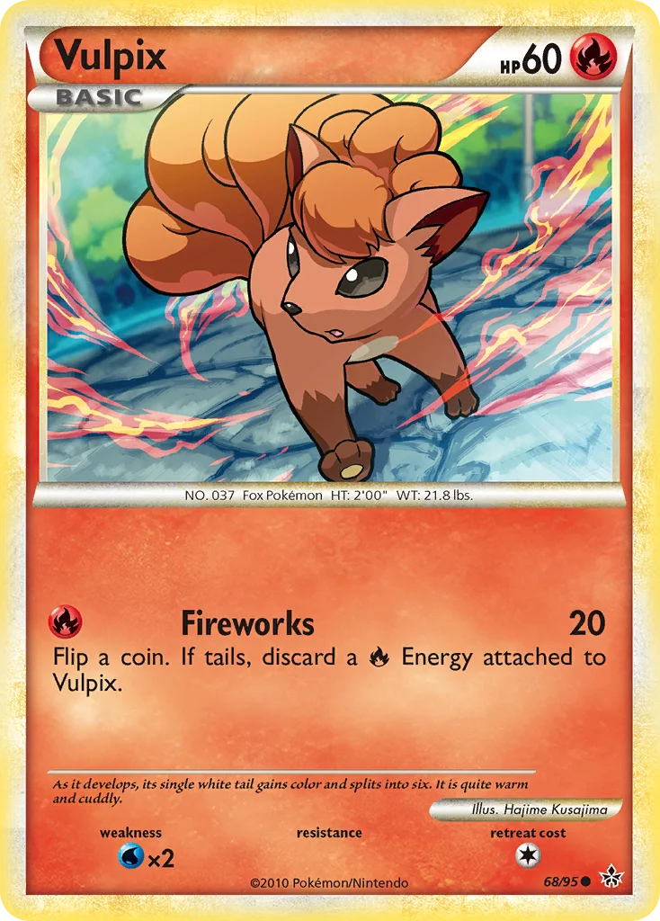 Vulpix Pokemon card