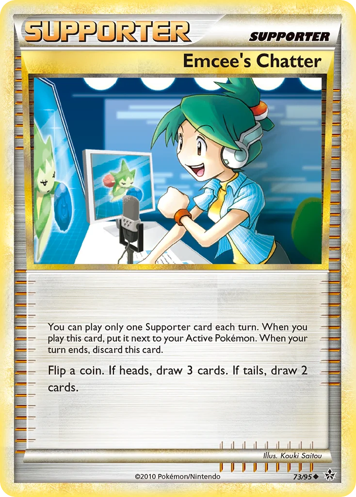Emcee's Chatter Pokemon card