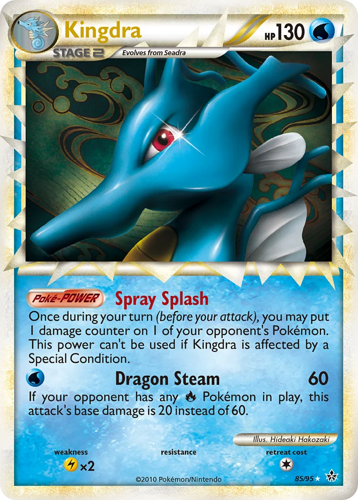 Kingdra Pokemon card